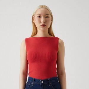 Abercrombie & Fitch Red Tank Top